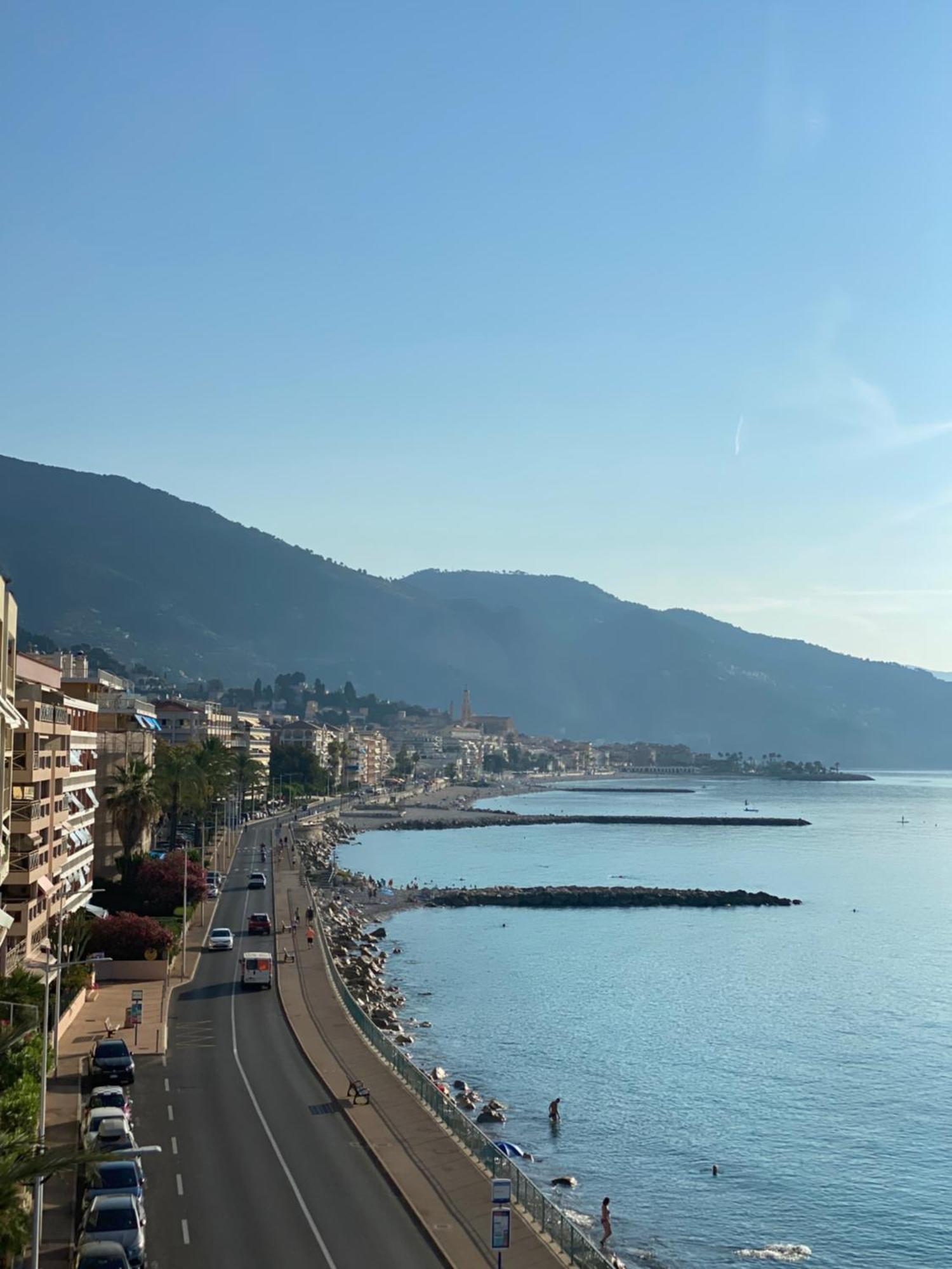 Sea View Studio, Huge Terrace On The 4Th Floor Apartment Menton Ngoại thất bức ảnh